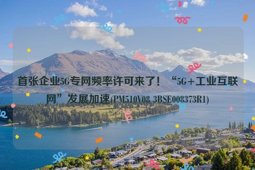 首张企业5G专网频率许可来了！“5G+工业互联网”发展加速(PM510V08 3BSE008373R1)