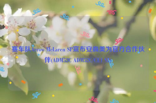 赛车队Arrow McLaren SP宣布安森美为官方合作伙伴(ADM52C ADM52C/CE1 S2)