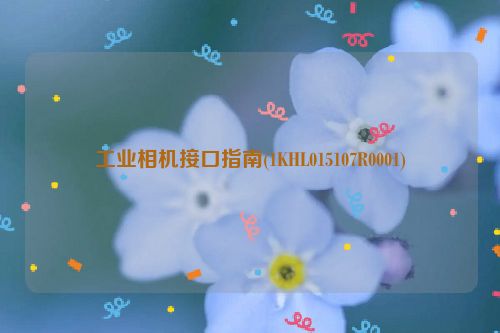 工业相机接口指南(1KHL015107R0001)