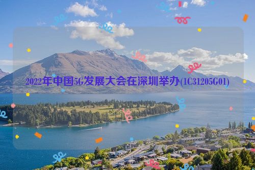 2022年中国5G发展大会在深圳举办(1C31205G01)