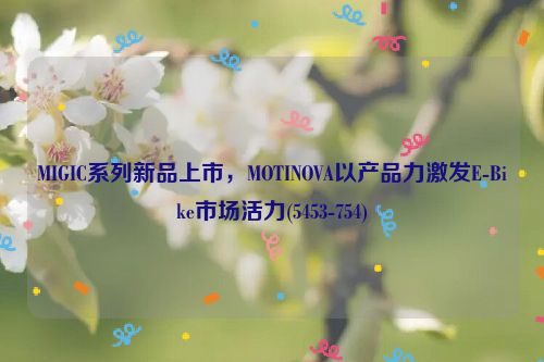 MIGIC系列新品上市，MOTINOVA以产品力激发E-Bike市场活力(5453-754)